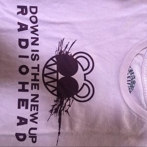Radiohead down is the new up tee