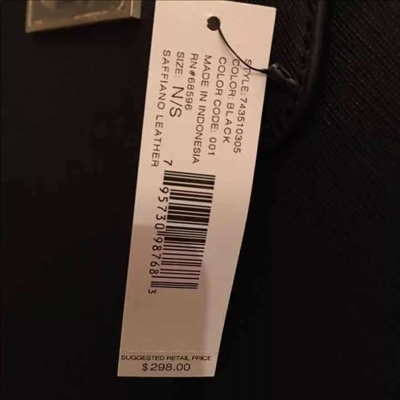 AUTHENTIC DKNY Black SAFFINO Leather Handbag! - Picture 3 of 4