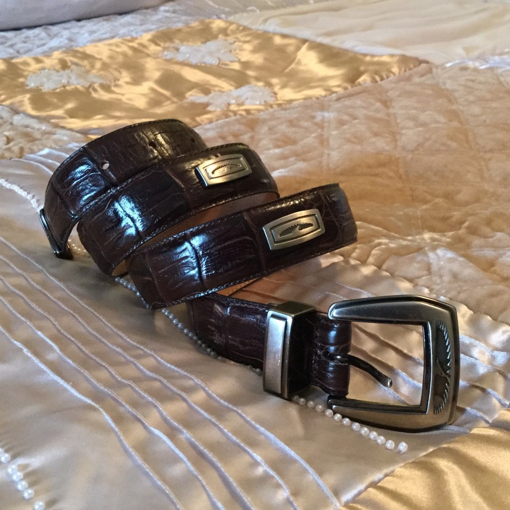 Raymond Floyd Brown Leather Belt