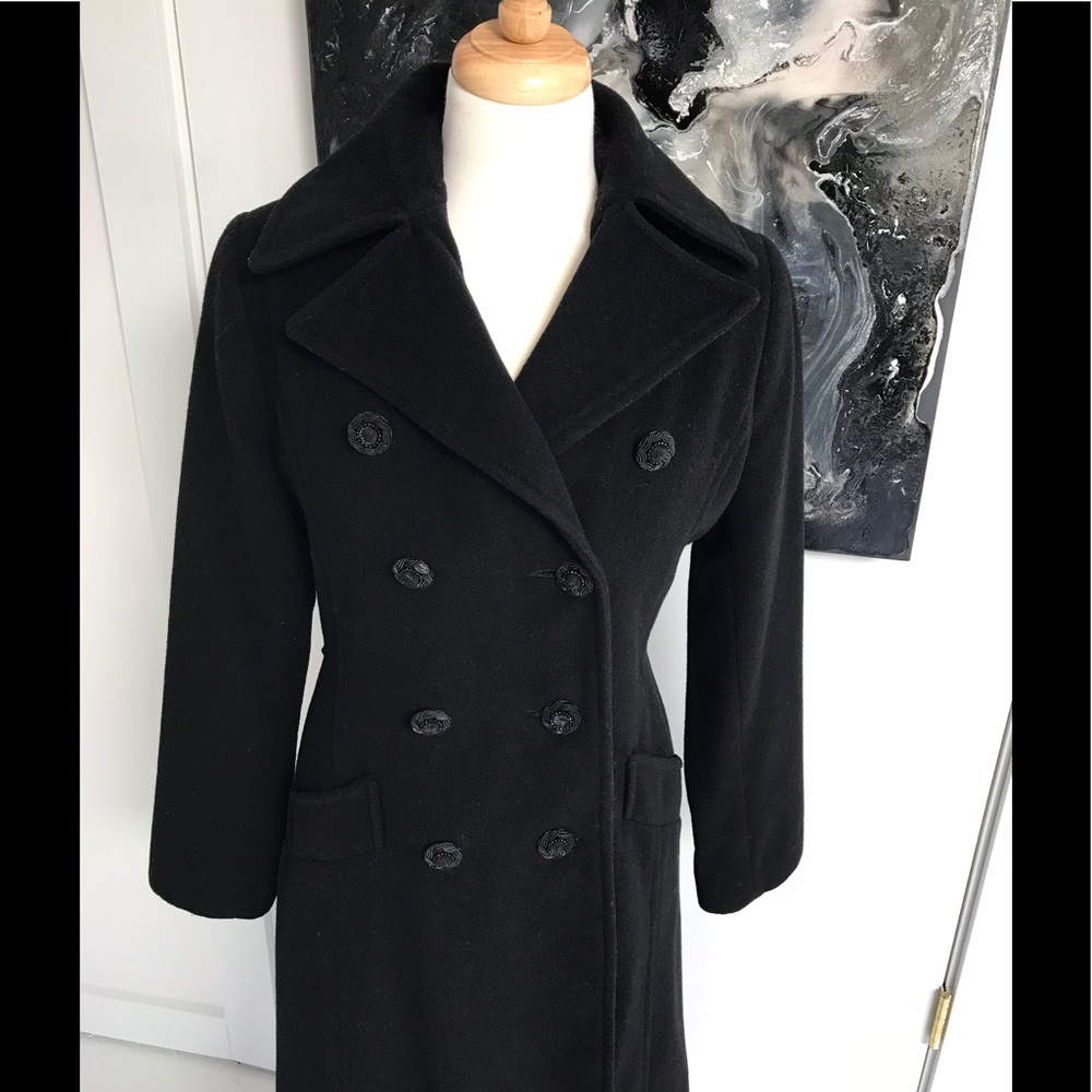Maxi Wool Pea Coat