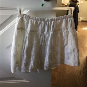 NWT white cotton skirt