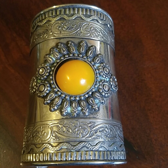 Vintage Jewelry - Vintage Beautiful Ornate Silver Cuff Bracelet