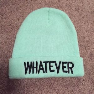 MINT GREEN beanie
