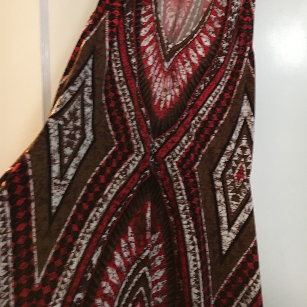 Tribal print maxi dress