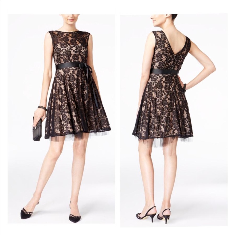 Betsy & Adam Flare Dress