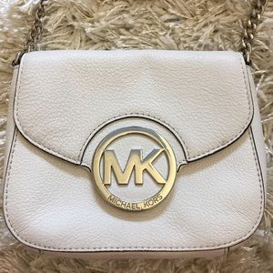 Michael Kors Fulton Crossbody - White