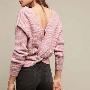 Angel of the north twist back sweater