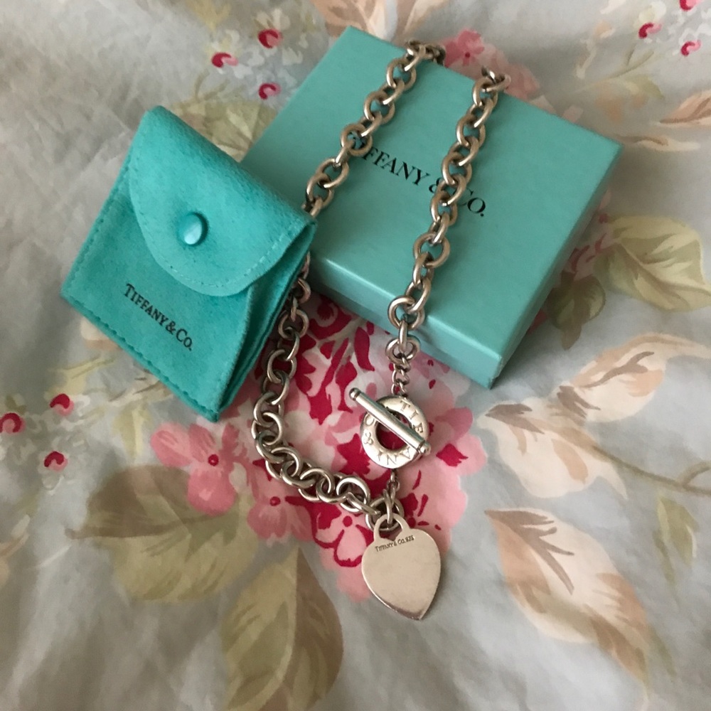 Tiffany heart toggle necklace