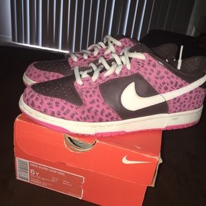 Nike-"cheetah" dunk lows