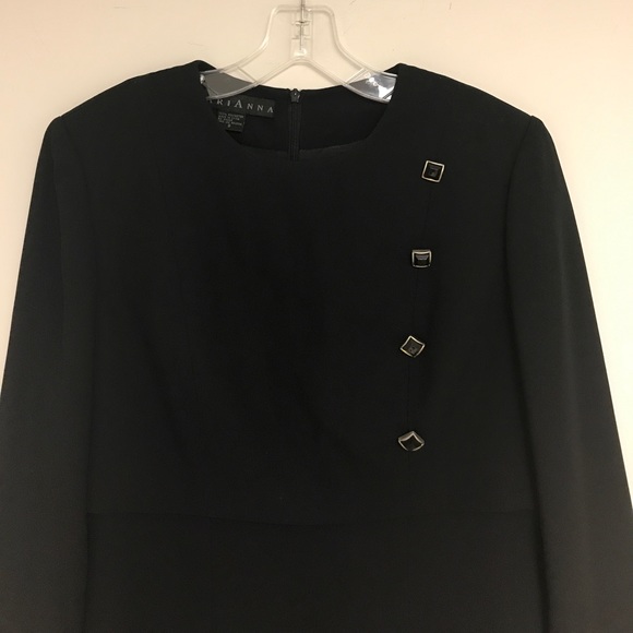 Gorgeous black dress with buttons and sleeves! - Picture 6 of 8