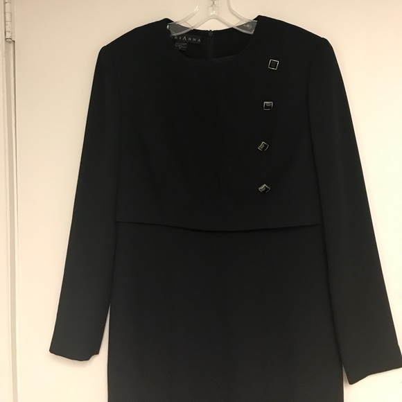 Gorgeous black dress with buttons and sleeves! - Picture 5 of 8