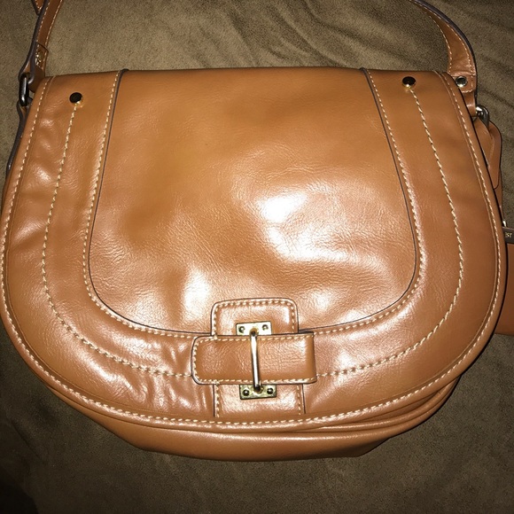 Nine West Camel In the Loop Saddlebag - Picture 3 of 8