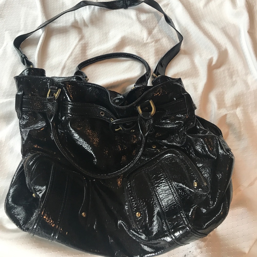 COLE HAAN large faux leather tote 🌟
