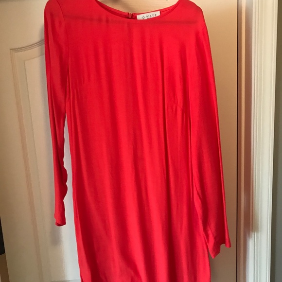 Coral midi dress - Picture 1 of 3