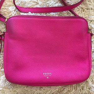 Fossil Sydney Crossbody - Hot Pink