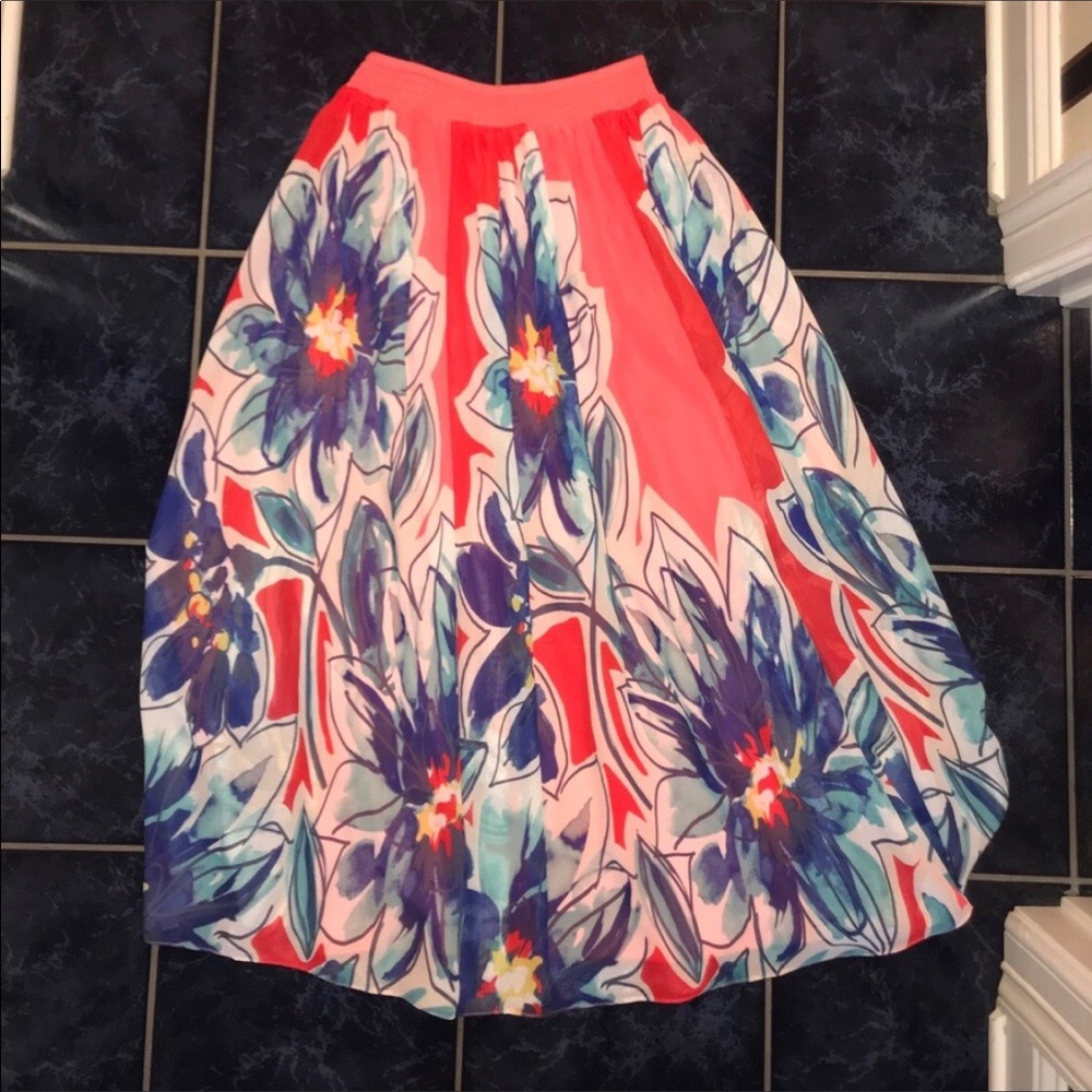 Chico’s women’s flows ankle length skirt