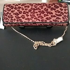 Apt 9 Leopard print clutch