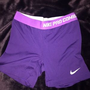 Purple Nike Pros