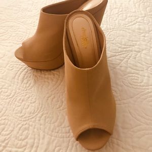 Nude Charlotte Russe Wedges!