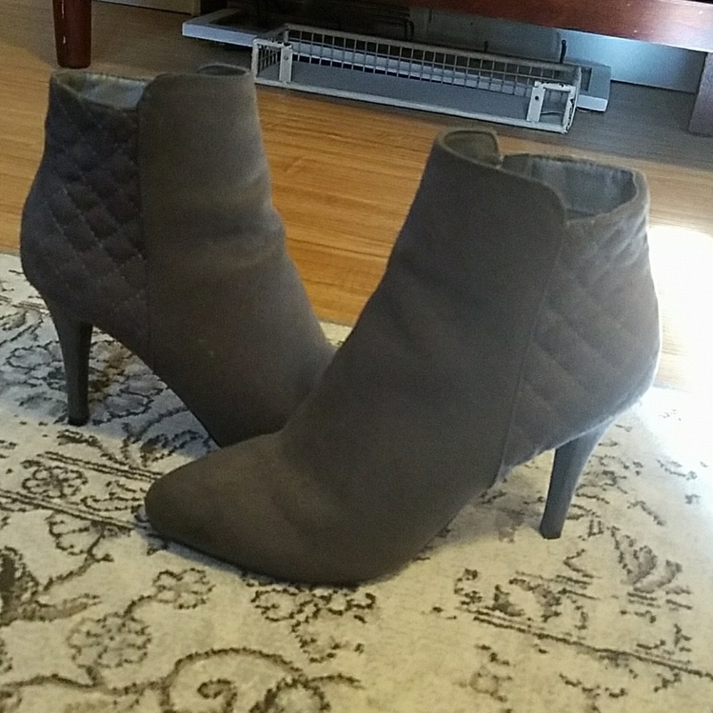 Suede Booties