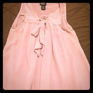 Mauve pink sheer now blouse