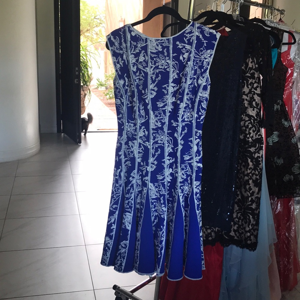 Royal blue, elegant dress