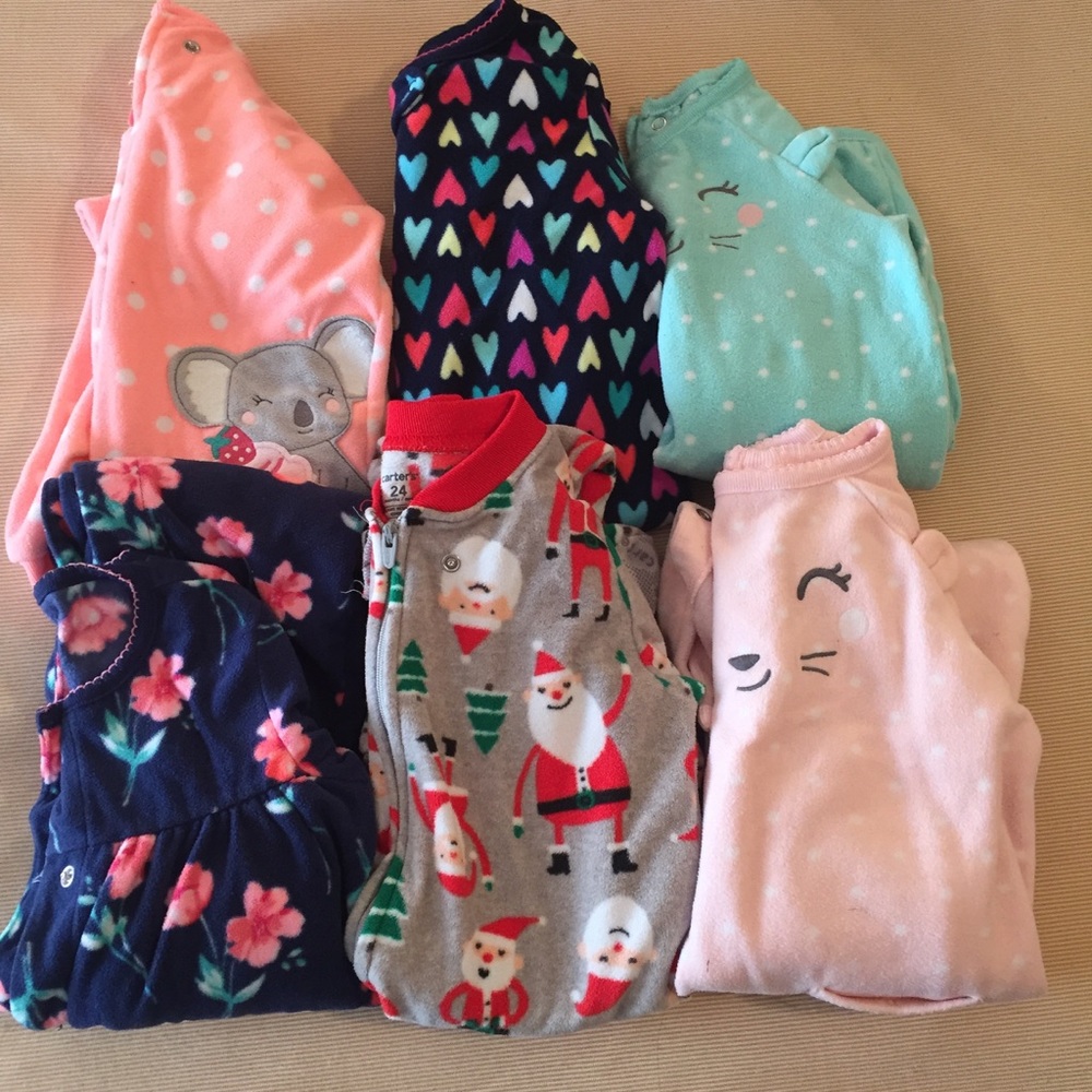 6 fleece pajamas bundle!