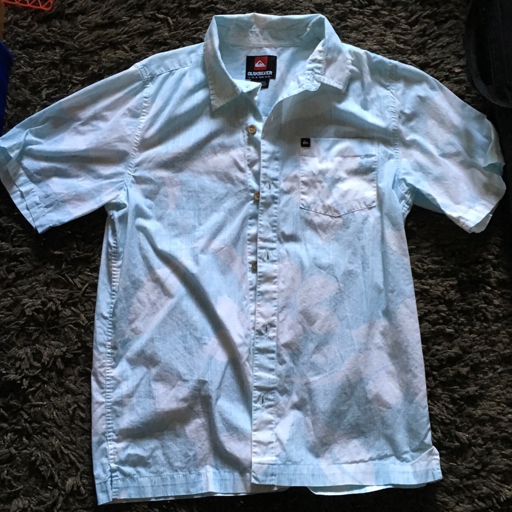 Light blue men’s button down shirt