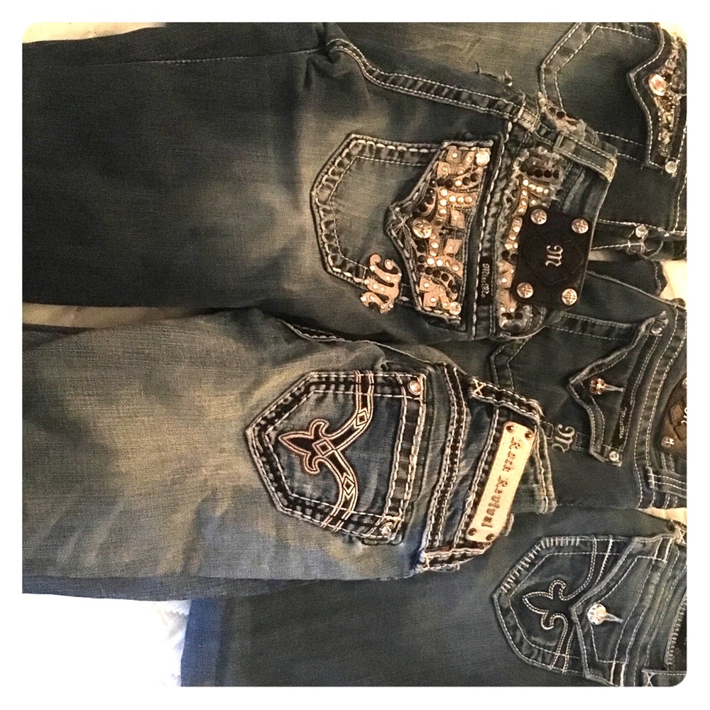 Miss Me Jeans and Rock Revival Jeans