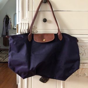 Plum Longchamp purse