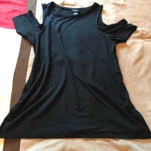 RUE 21 Cold-Shoulder T-Shirt—Size Medium