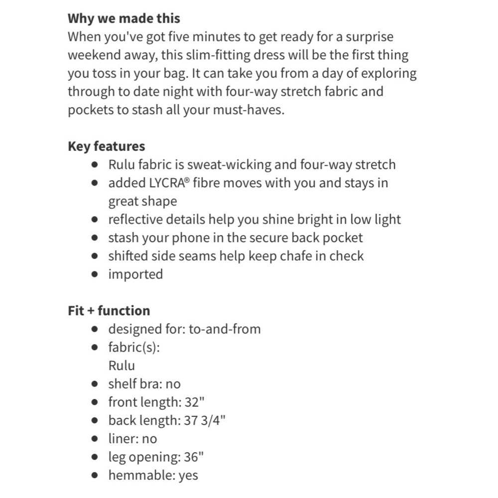 Lululemon &go Where-To Dress *Long Sleeve - Picture 2 of 6