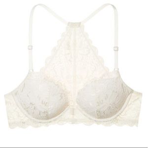 Victoria’s Secret Date Night Bra 34B White Lace