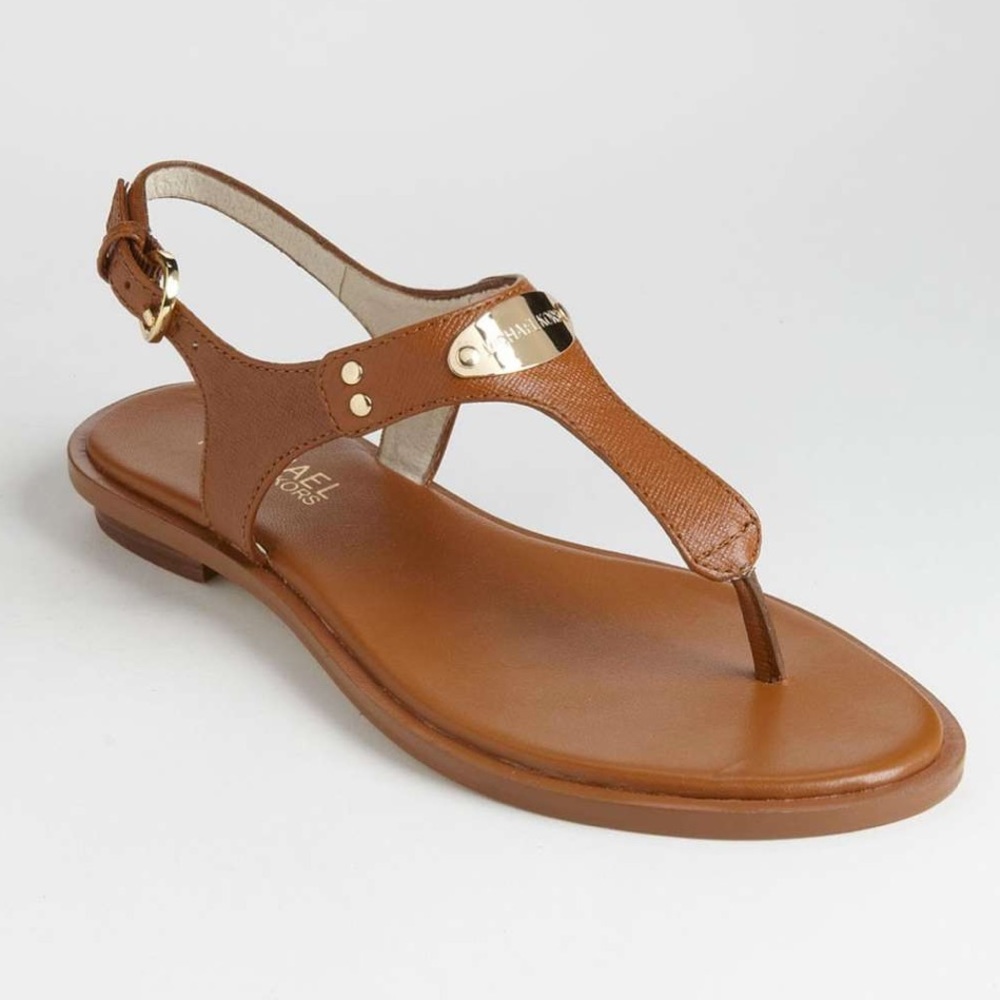MICHAEL Michael Kors Brown Leather Sandals