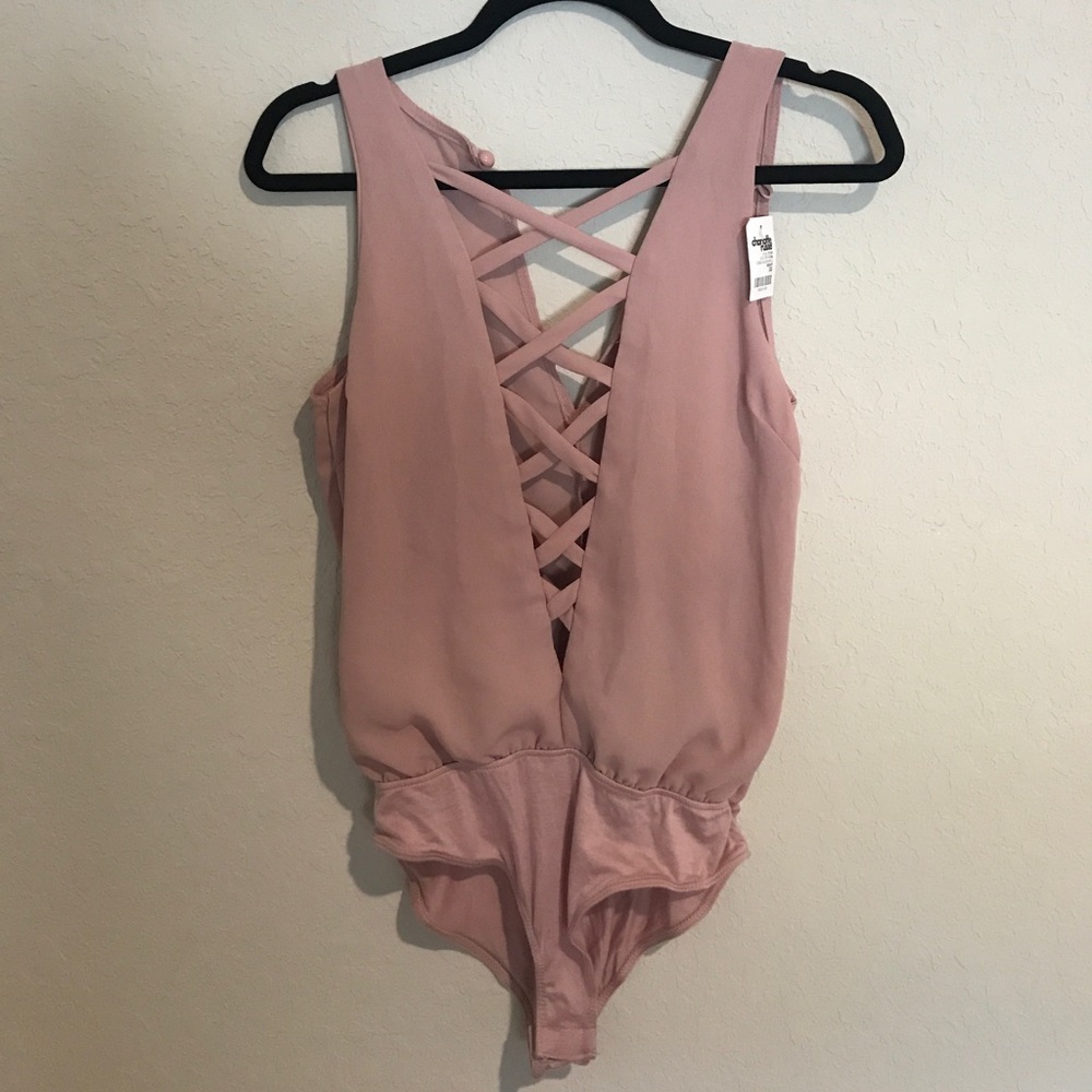 Cage front style bodysuit
