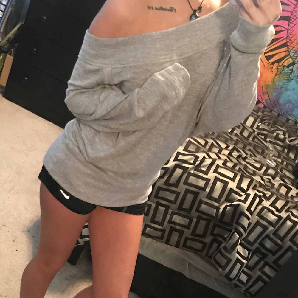 Free people off the shoulder sweater