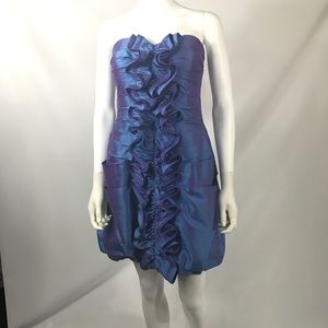Phoebe Couture Iridescent Cocktail Dress