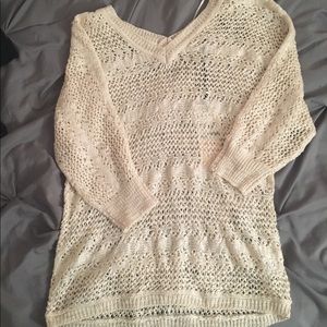 Off white crochet top