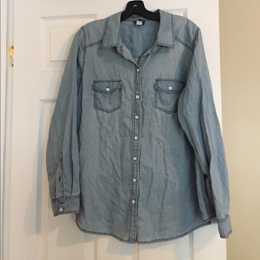 Denim shirt torrid button up