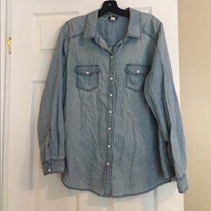 Denim shirt torrid button up