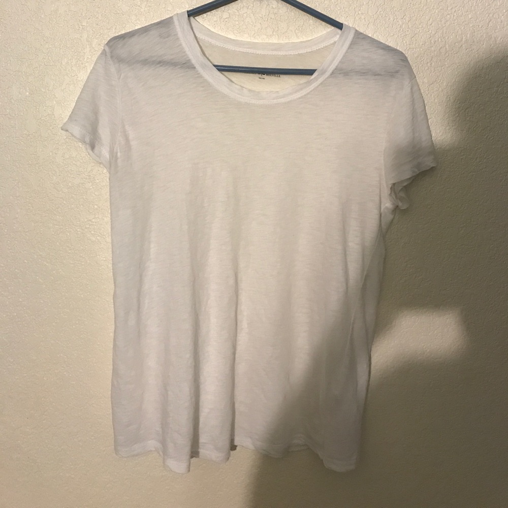 Sheer white brandy top
