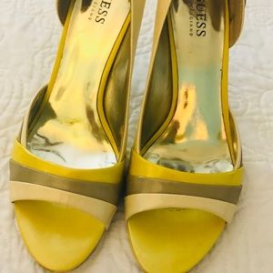 Guess by Marciano Yellow, Cream, Grey stiletto!!