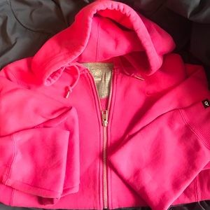 Nike Pink Full Zip Hoodie Size M