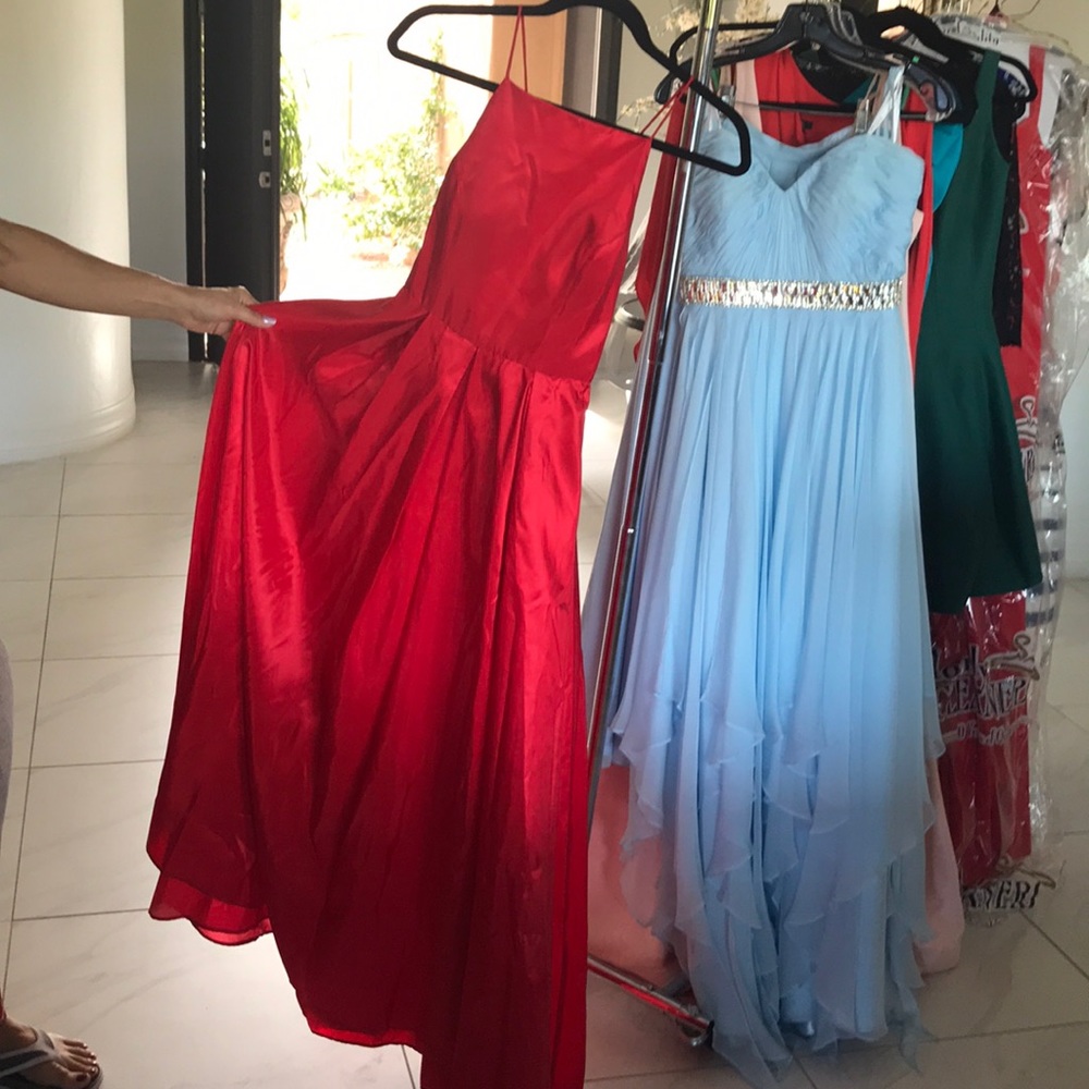 Red prom dress