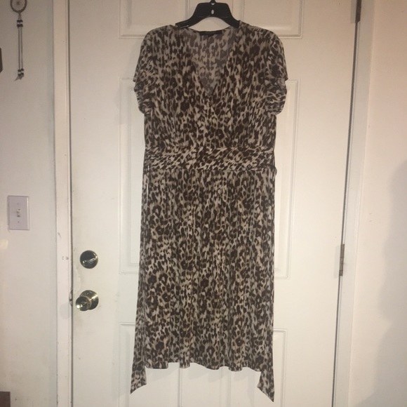 Pantology Brown and Cream Leopard Print - Size L - Picture 2 of 5