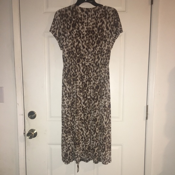 Pantology Brown and Cream Leopard Print - Size L - Picture 3 of 5