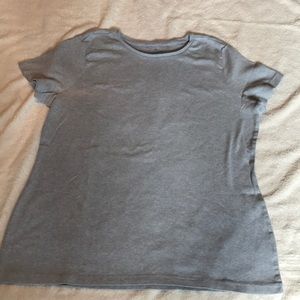 Talbots knit shirt size L blue knit