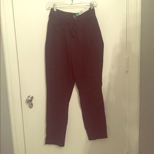 H&M High Waist Tie Pants