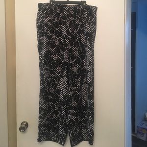 Palazzo Pants! Black and white, SUPER comfortable!