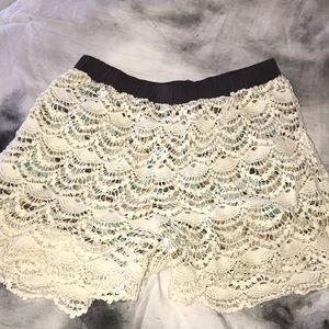 Lace shorts